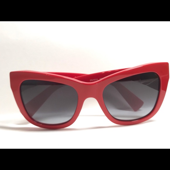 Dolce and Gabbana Red Sunglasses with Case main image 11